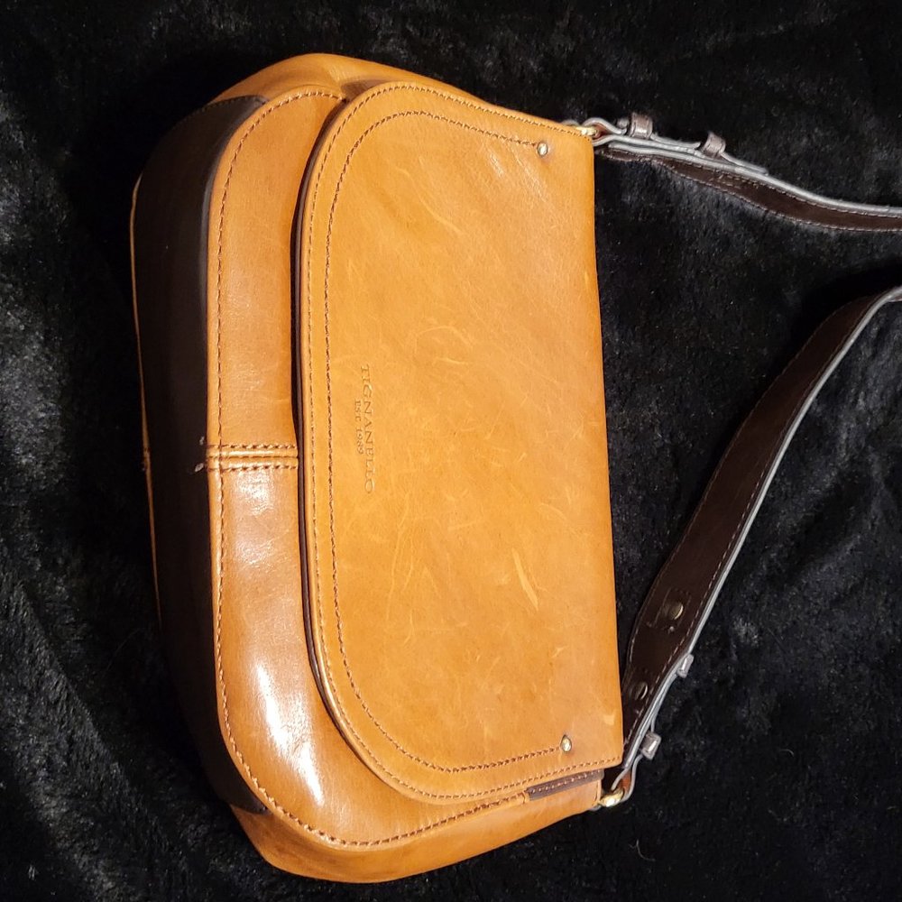 Tignanello brown leather purse